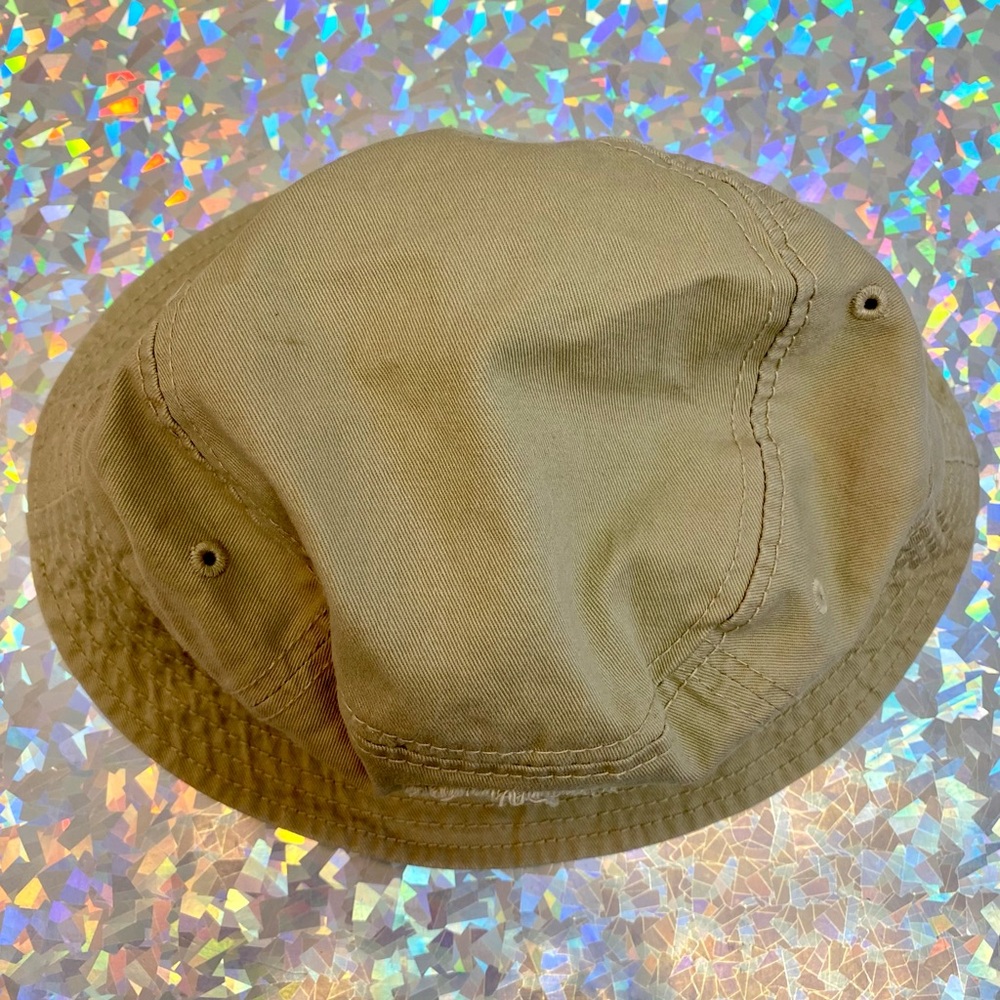 Harley-Davidson Unisex Khaki Classic Bucket Hat Embroidered Logo S/M 100% Cotton - Picture 7 of 16